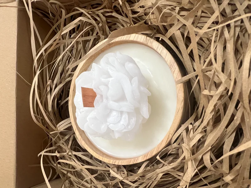 شمع مجموعه چوب و گل کد ۰۳