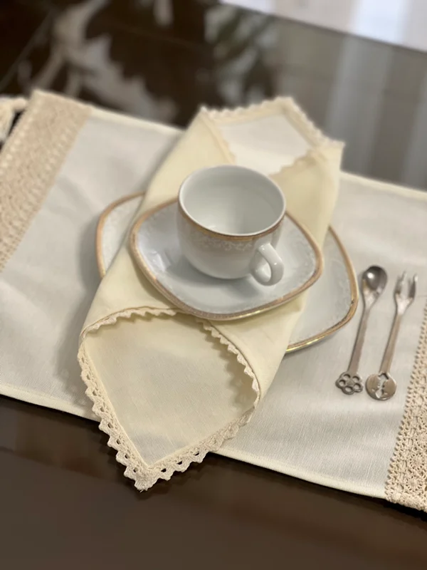 دستمال سفره طرح خوشه