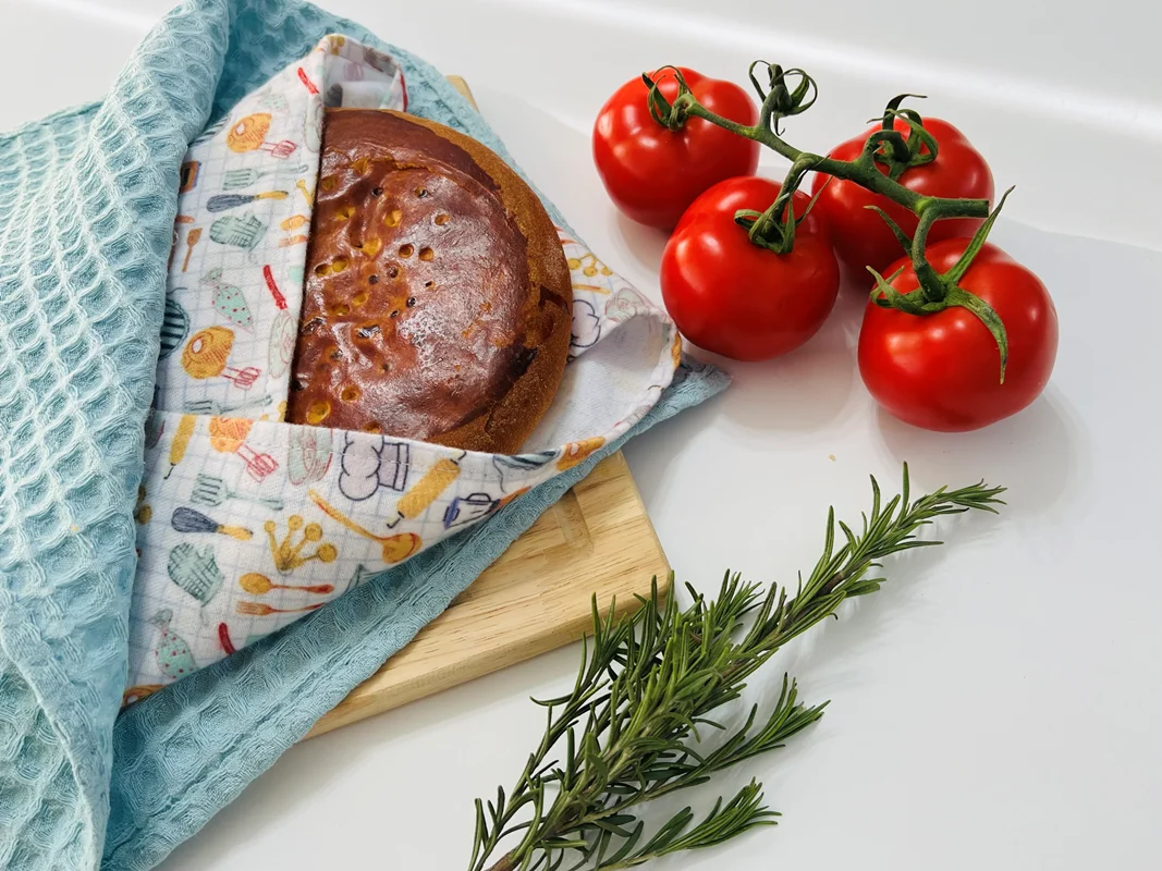 دستمال وافلی بافت درشت