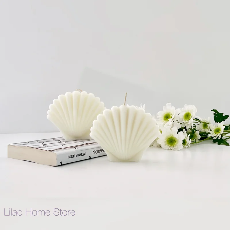 شمع مدل صدف