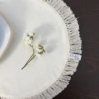 زیر بشقابی دور ریش