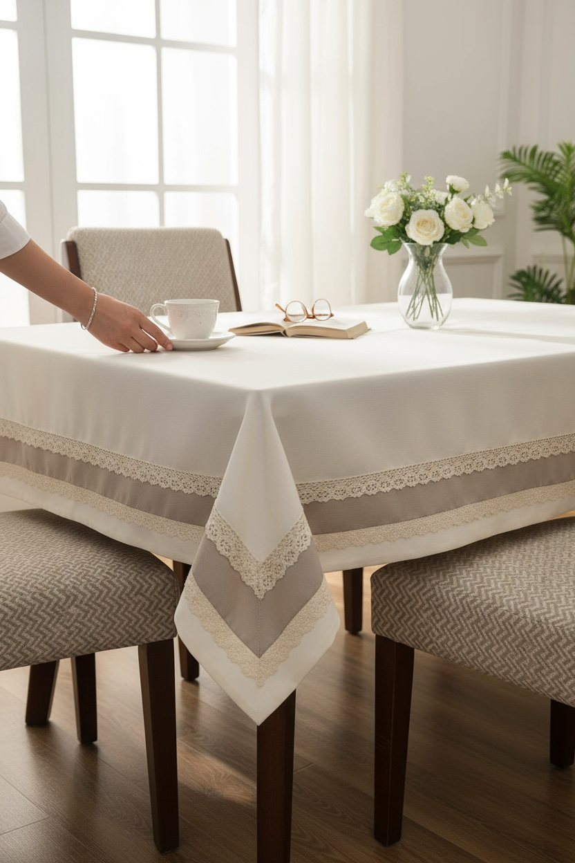 “رومیزی‌های لیلاک، ترکیبی از زیبایی و کیفیت.”