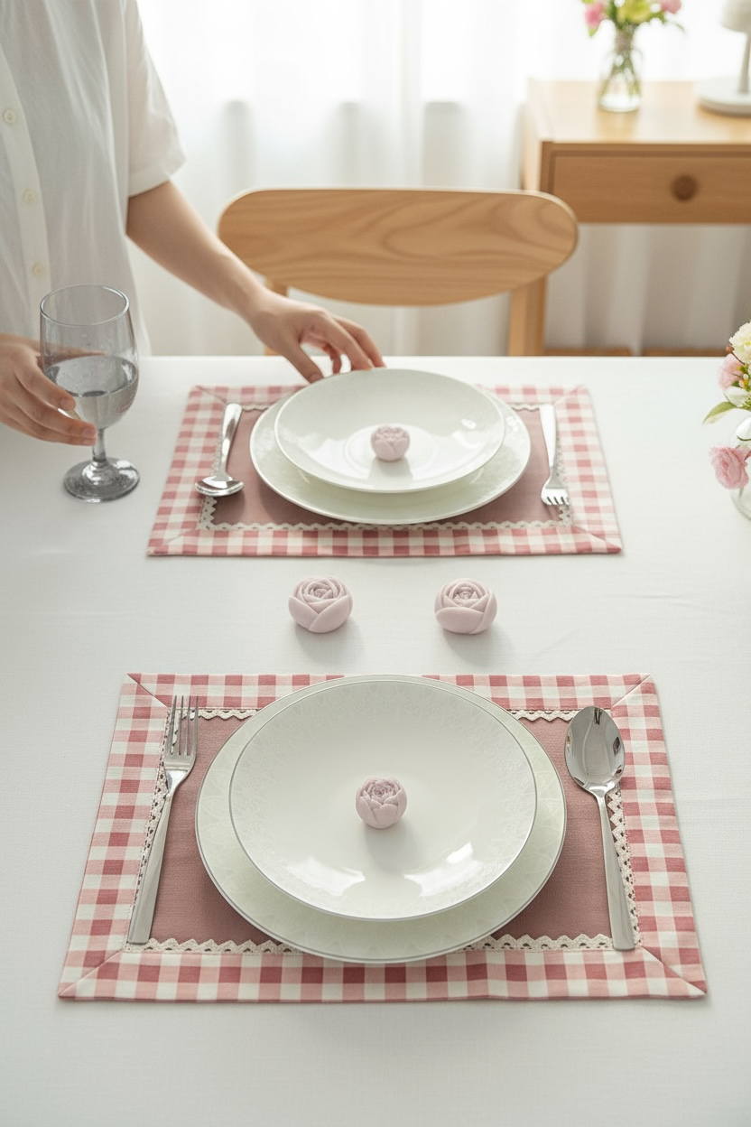 زیر بشقابی طرح شکوفه گیلاس